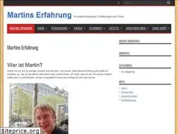 Sites similar to martins-erfahrung.de