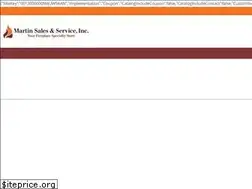 Sites similar to martinsalesandservice.com