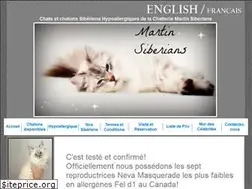 Sites similar to martinsiberians.com