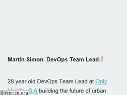 Sites similar to martinsimon.me