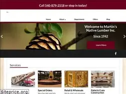 Sites similar to martinslumber.com