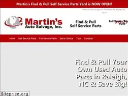 Sites similar to martinssalvage.com