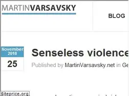 Sites similar to martinvarsavsky.org
