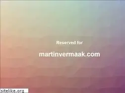 Sites similar to martinvermaak.com