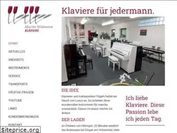Sites similar to martinwidmannklaviere.de