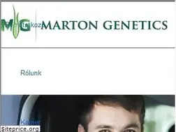 Sites similar to martongenetics.hu