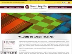 Sites similar to marutipolyfabs.in