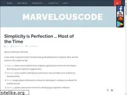 Sites similar to marvelouscode.com