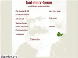 Sites similar to marx-forum.de