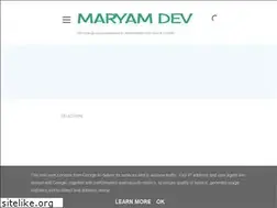Sites similar to maryamdev.blogspot.com