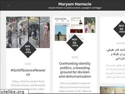 Sites similar to maryamnamazie.com