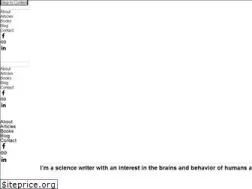Sites similar to marybatessciencewriter.com