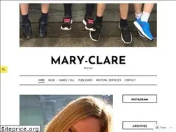 Sites similar to maryclarewriter.com