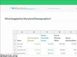 Sites similar to maryland-demographics.com