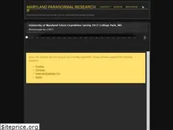 Sites similar to maryland-paranormal.com