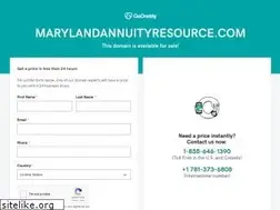 Sites similar to marylandannuityresource.com