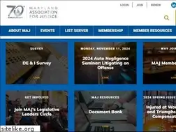 Sites similar to marylandassociationforjustice.com