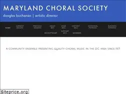 Sites similar to marylandchoralsociety.org