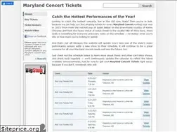 Sites similar to marylandconcerttickets.com