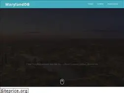 Sites similar to marylanddb.com