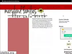 Sites similar to marylandfamiliesforsafebirth.org
