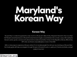 Sites similar to marylandkoreanway.com