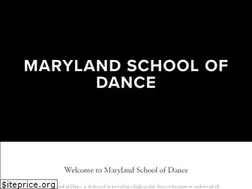 Sites similar to marylandschoolofdance.org