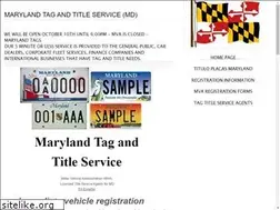 Sites similar to marylandtagandtitle.net