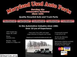 Sites similar to marylandusedautoparts.com