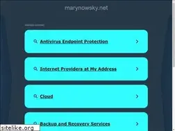Sites similar to marynowsky.net