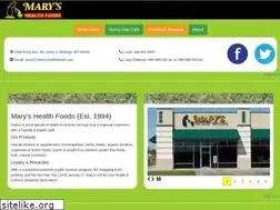 Sites similar to maryshealthfood.com