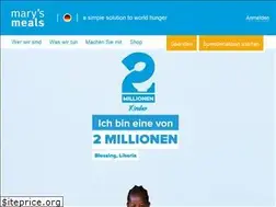 Sites similar to marysmeals.de