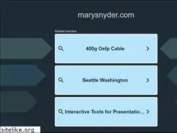 Sites similar to marysnyder.com
