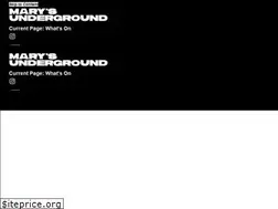Sites similar to marysunderground.com