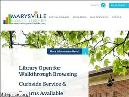 Sites similar to marysvillelib.org