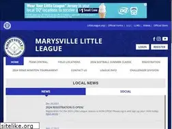 Sites similar to marysvillelittleleague.com