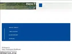 Sites similar to marywashingtonhealthcare.com