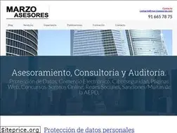 Sites similar to marzoasesores.es