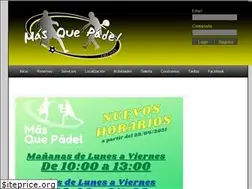 Sites similar to mas-que-padel.com