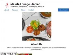 Sites similar to masalalounge-bn16.co.uk