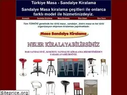 Sites similar to masasandalyekiralama.com