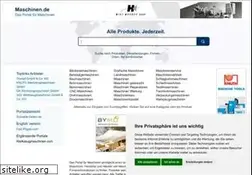 Sites similar to maschinen.de