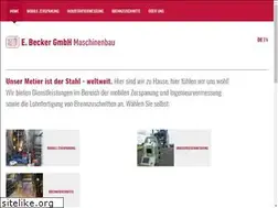 Sites similar to maschinenbau-becker.de