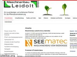 Sites similar to maschinenbau-leidolt.de