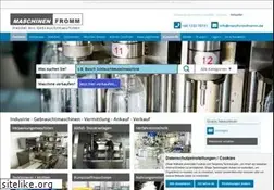 Sites similar to maschinenfromm.de