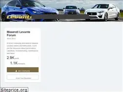 Sites similar to maseratilevanteforum.com