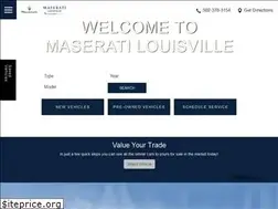 Sites similar to maseratilouisville.com