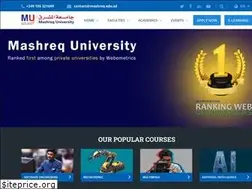 Sites similar to mashreq.edu.sd