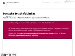 Sites similar to maskat.diplo.de