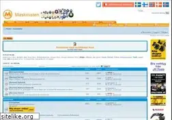Sites similar to maskinisten.net